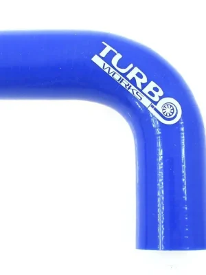 Silikonová hadice - 90° koleno modrá 89 mm XL Finální Výprodej